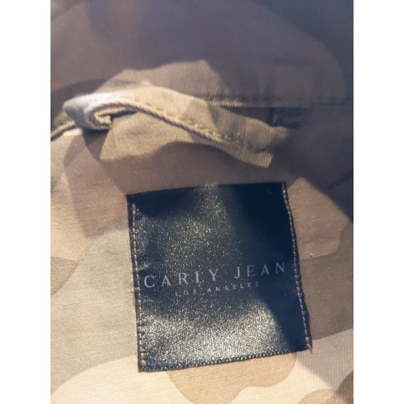 Carly Jean Los Angeles Women's Medium Camo button shirt jacket military shacket - Picture 4 of 8